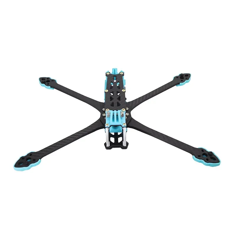 3D Printing MAK5 O4 RPO DC/XH 7-inch Long-Range FPV Racing Car Frame Carbon Fiber for DJI O4 HD Digital Video Transmission