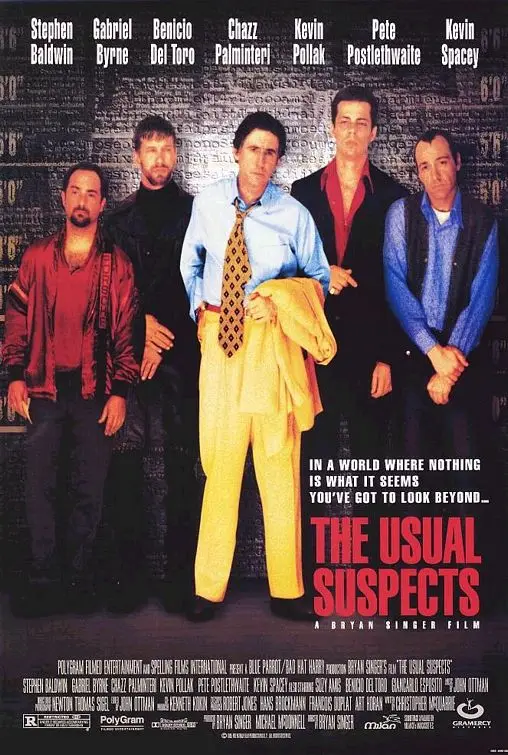 Movie The Usual Suspects (1995) Wall Poster Wall Art Rome Decoration