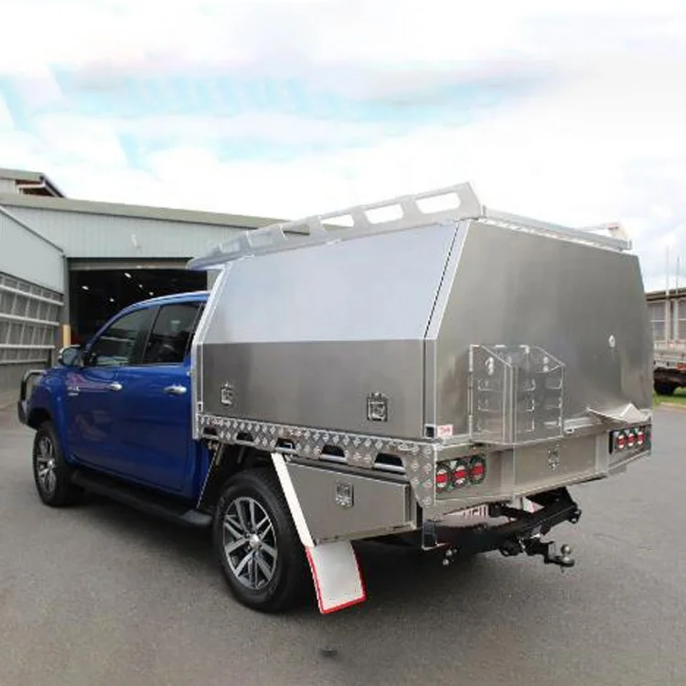 Alumínio Tool Box Tray, Camper Ute Canopy, 4x4