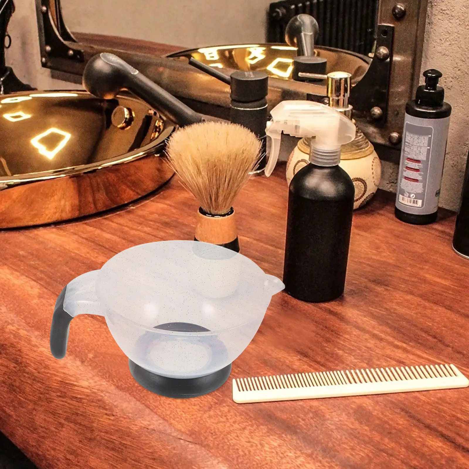 

Чаша для смешивания краски для волос для салона и домашнего использования, набор для окрашивания волос, пластиковая силиконовая чаша, прочный инструмент для стилистов