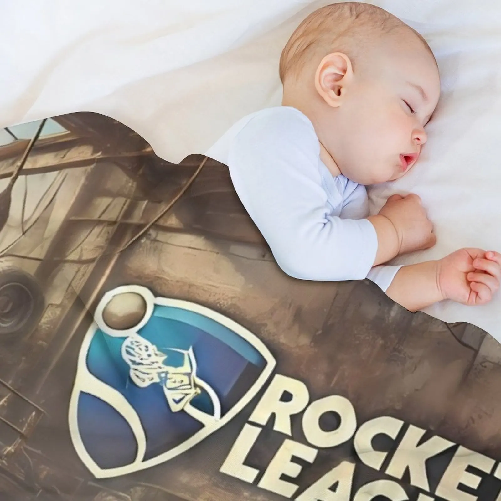 أوكتان من Rocket League في أرض القاحل المروع المروع رمي بطانية للأطفال الرضع رقيقة السفر أنيمي البطانيات