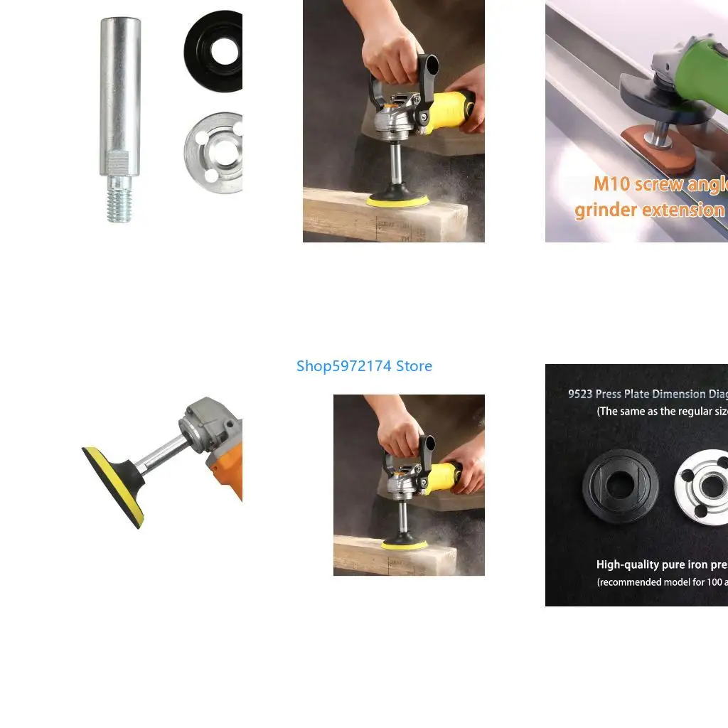 Y3NB Professional Grinders Extension Rod Thread For Contoured Surfaces