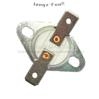 Interruptor de Control de temperatura, dispositivo de 16A, 250V NC, 2 piezas, normalmente cerrado, 40, 50, 60, 70, 80, 90, 100C, 110C, 120, 130, 140, 150 Celsius, cerámica