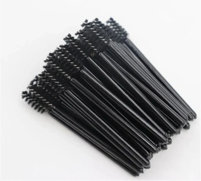 50 قطعة المتاح رمش مايكرو فرشاة الحاجب مشط عصا الماسكارا الصغيرة قضيب فرشاة صغيرة لاش تمديد لوازم أدوات ماكياج #1