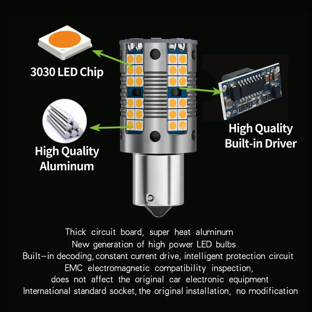 بدوره مصباح إشارة LED ، تحول مصباح ، نيسان 350Z ، 370Z ، GT-R ، Juke ليف ، ميكرا ، باثفندر ، قاشقاي ، Teana ، تيدا ، X-Trail ، WY21W ، 2 قطعة