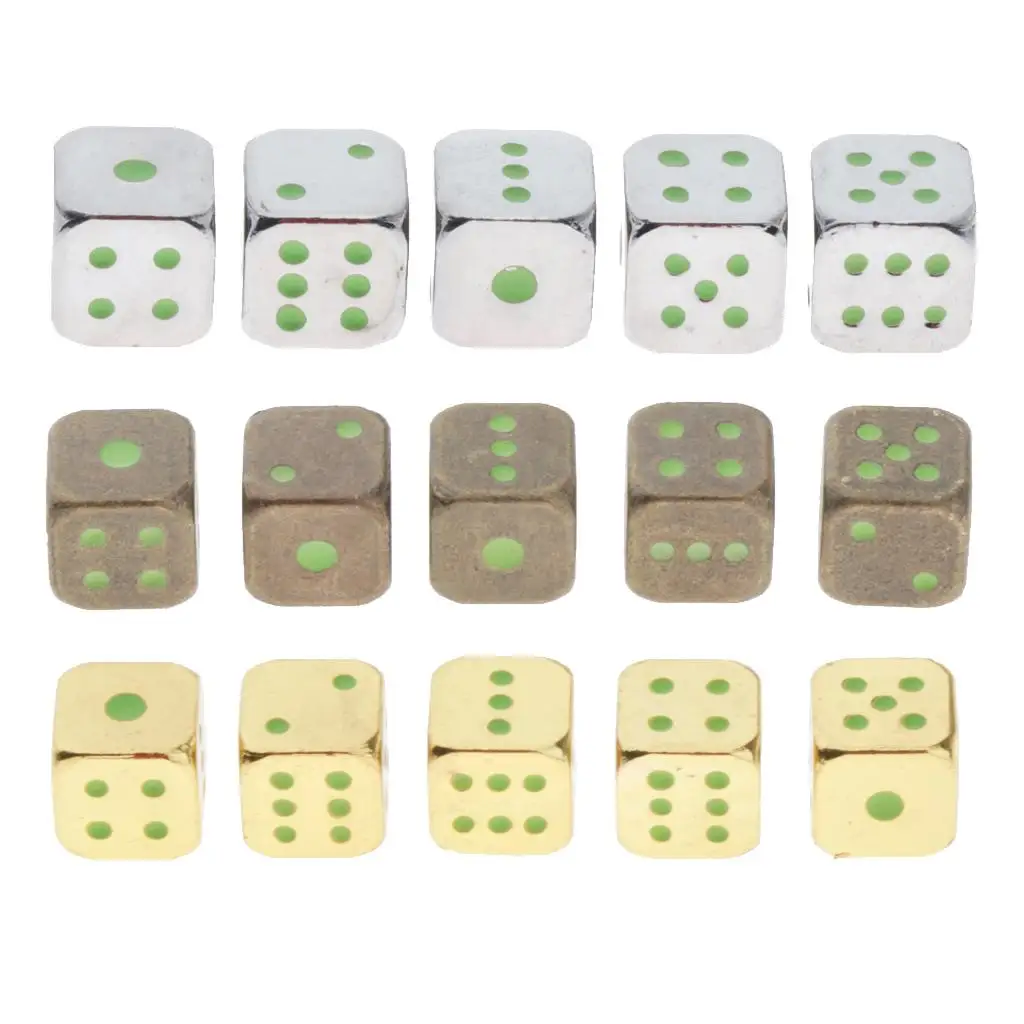 

5 шт. D6 8 мм шестисторонние игры для настольных игр, активного отдыха, тема казино, сувениров для вечеринок, игрушек в подарок - Dark s