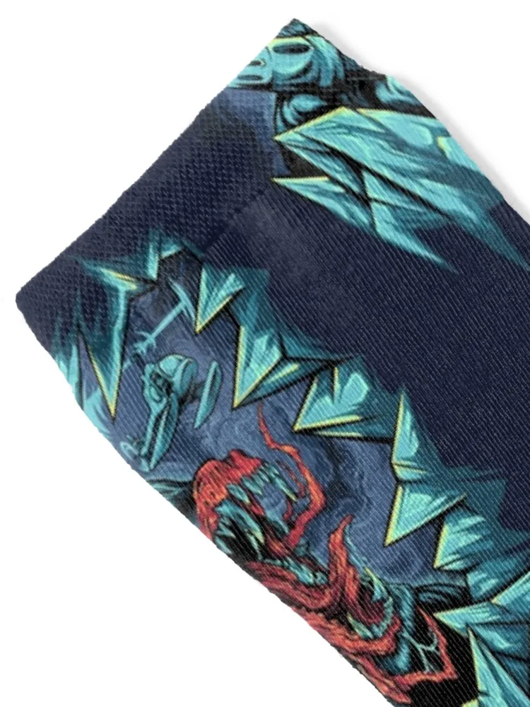 The MacReady Thing Socks cartoon Wholesale winter thermal men cotton high quality Socks Women Men's