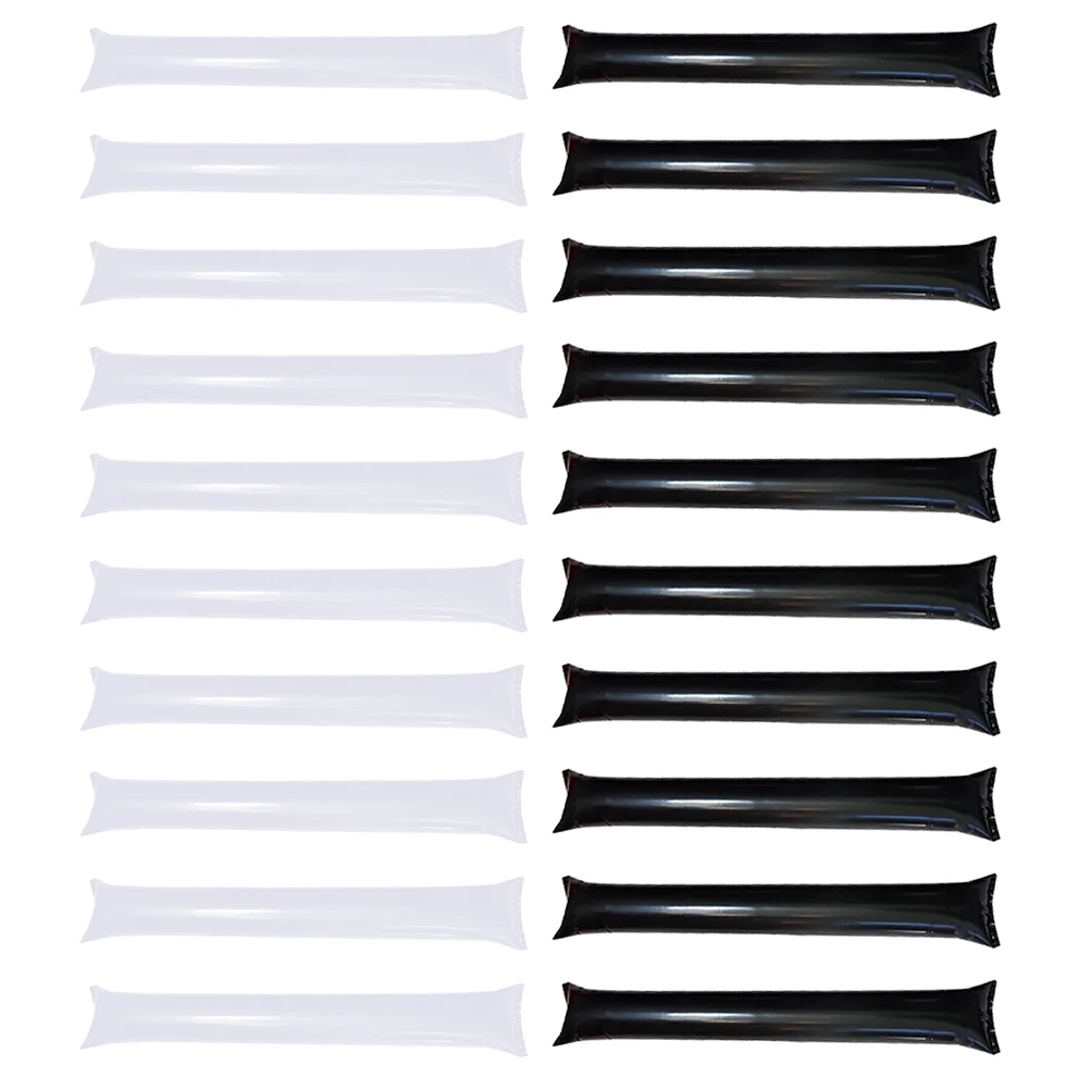 

40pcs Inflatable Thunder Sticks Cheerleading Sticks Lightweight Durable Air Tight Party Favors for Concerts Sports Festivals