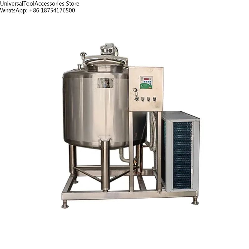 500l Stainless Steel Milk Processing Cooling Tank Storage Tank Vertical Refrigeration