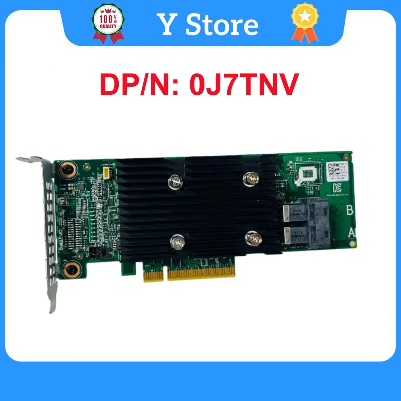 

Y Store Original J7TNV HBA330 12Gb PCI-E X8 Host Bus Adapter Expander Card UCSA-901 HBA IT Mode Direct Card NON RAID CARD 0J7TNV