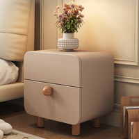 Decor Organizer Nightstand Bedroom Mobile Cabinets Storage Luxury Bedside Table Wood Librero Mesa De Noche Trendy Furniture
