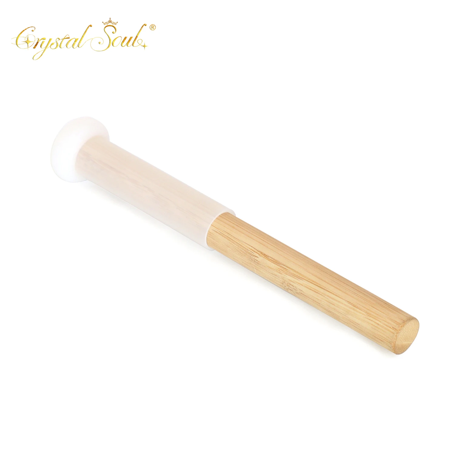CrystalSoul Crystal Bowl Playing Stick Mallet for Playing Crystal Singing Bowl Customizable Mallet