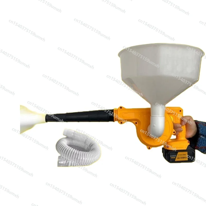 Electric Dry Powder Sprayer Disinfection Machine Cattle Sheep Pig Farms Chicken Coops Lithium Battery Lime Powder Funnel Sprayer