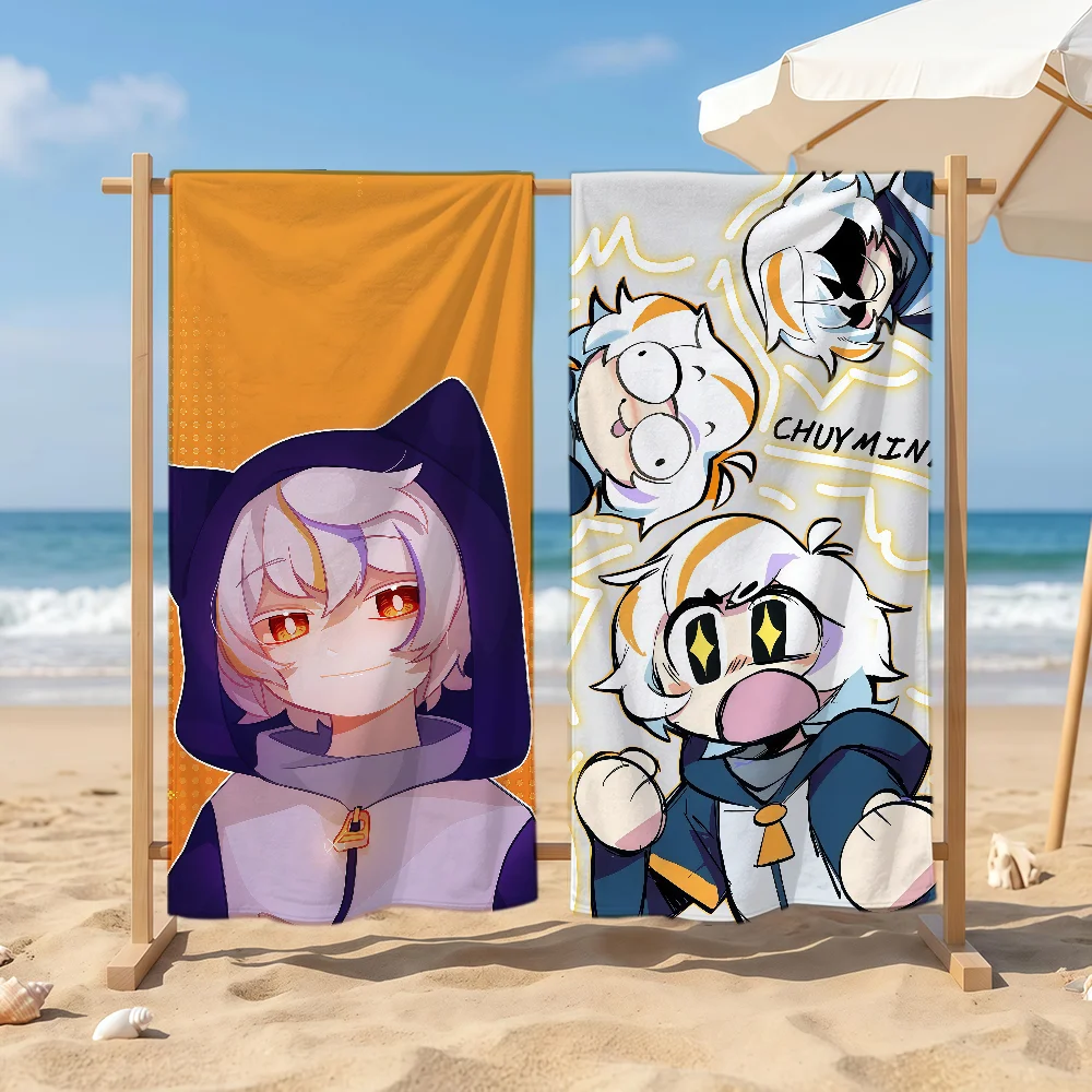 Beach Towel Large - ผ้าขนหนูชูย มายน์น่ารัก สำหรับเล่นกีฬา แห้งเร็ว สำหรับเดินทาง แคมป์ปิ้ง