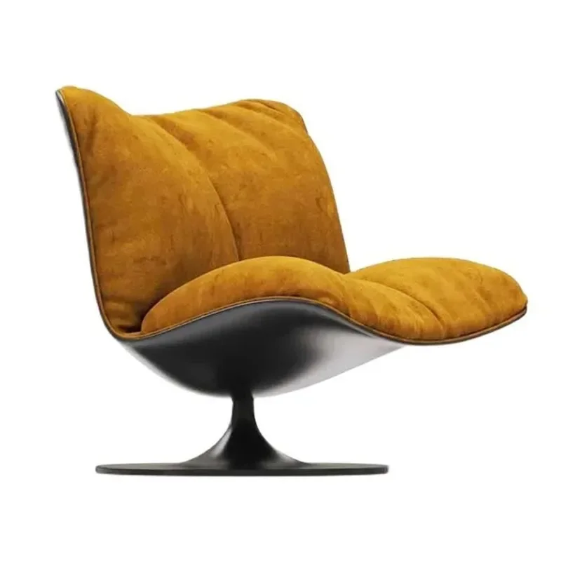 

Light luxury Italian living room rotating single sofa minimalist Marilyn lazy balcony duck bill leisure recliner