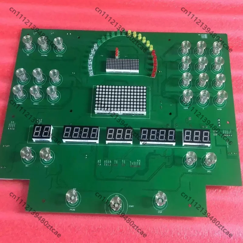 Treadmill Electronic Meter Dashboard Mainboard Display Board Keypad Panel Circuit Board, Treadmill Upper Console Replacement