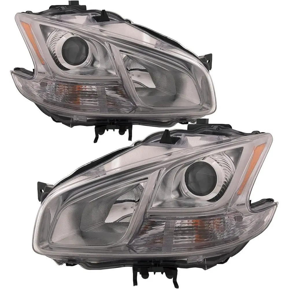 

light HID A Certiied Let And Right Pair Compatible With 2009-2014 Nissan Maxima lamps Includes Bulb and Ballast