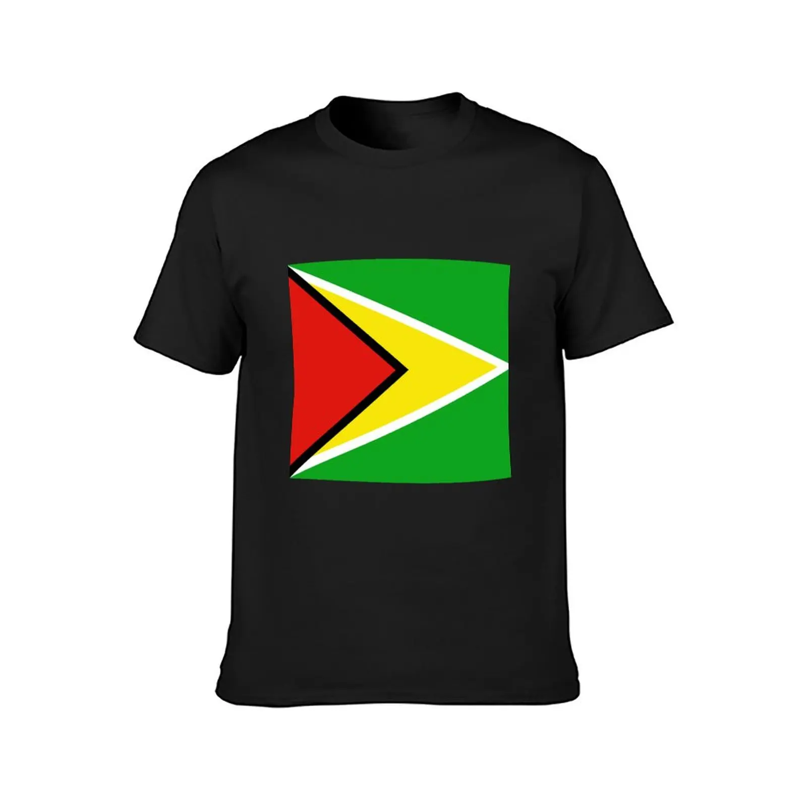 National flag of Guyana the North Atlantic coast T-Shirt heavyweights kawaii clothes funnys plain t shirts men