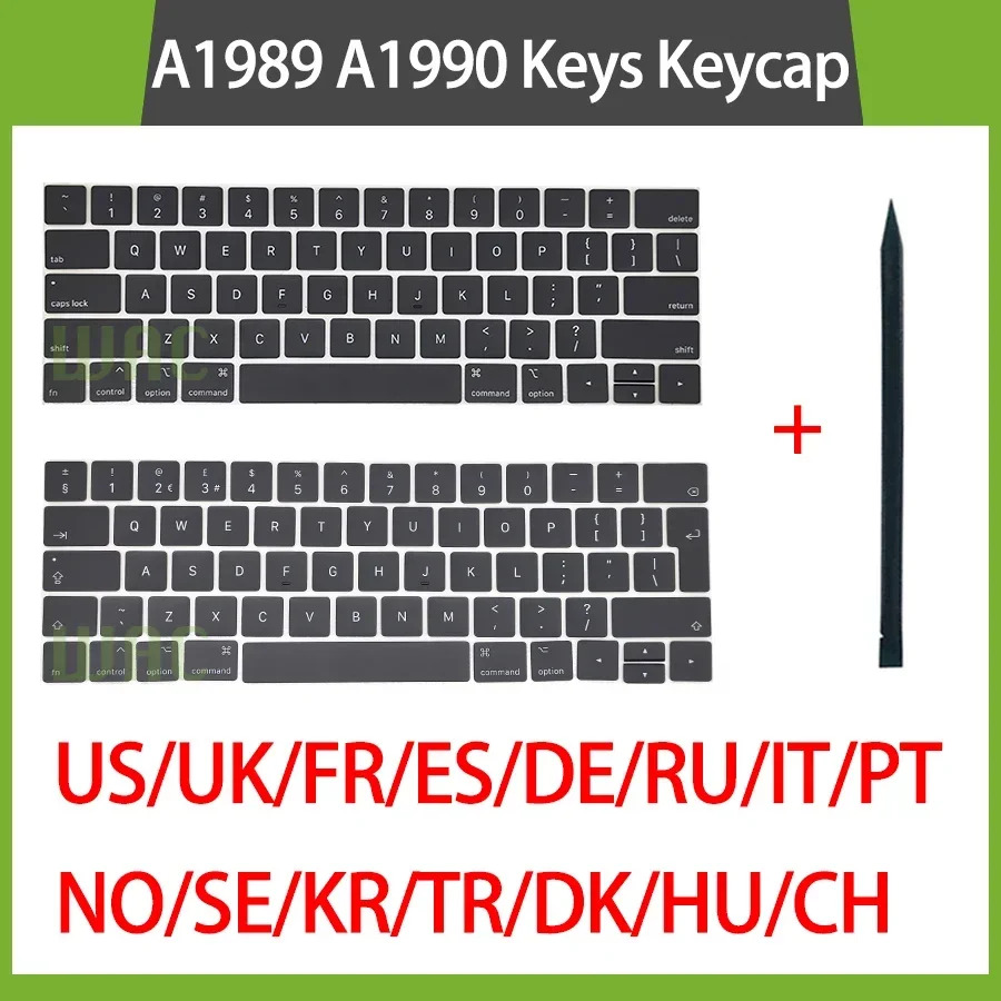 New A1989 A1990  keys keycaps For Macbook Pro Retina 13