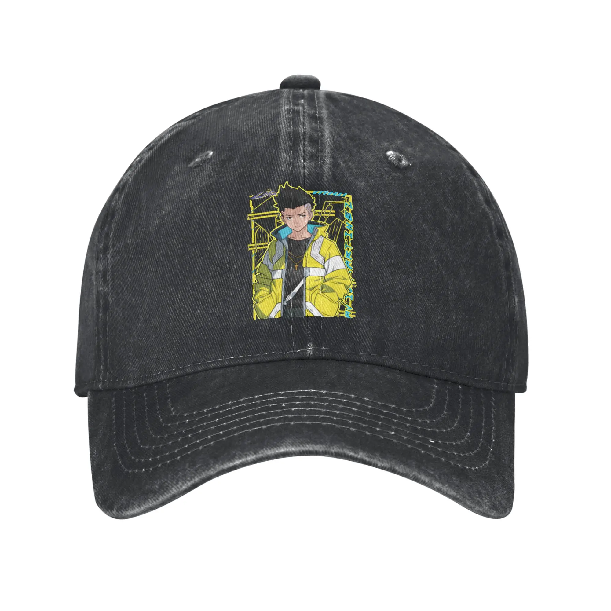 Neon Nexus  Shadows of the Grid Fashion Baseball Cap  Sun Protection Visor  Gardening Visor