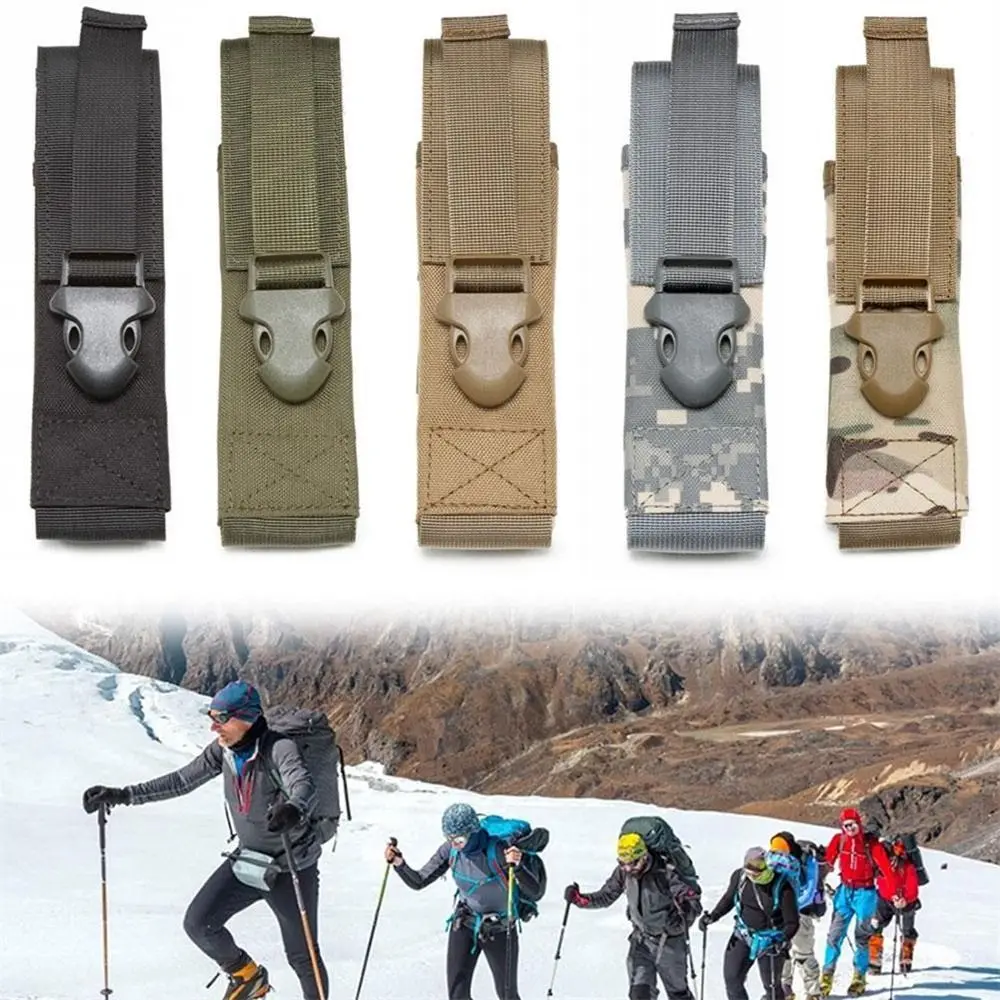 

System Flashlights Waist Pack Outdoor Camping 1000D Nylon Flashlight Pouch Flashlight Cover LED Torch Holster Flashlights Bag