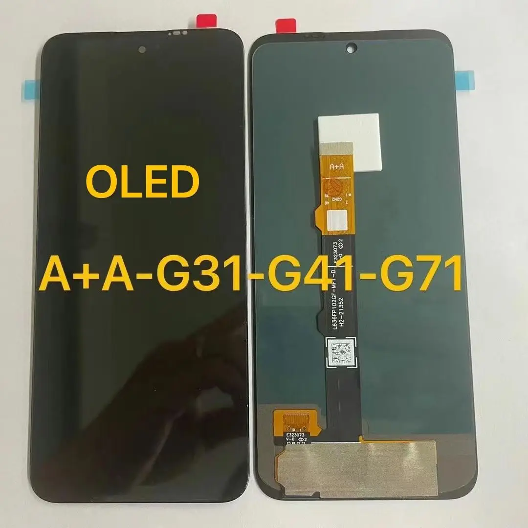 

OLED-экран для Motorola Moto G31 G41 G71 5G, ЖК-дисплей с сенсорным дигитайзером в сборе, замена