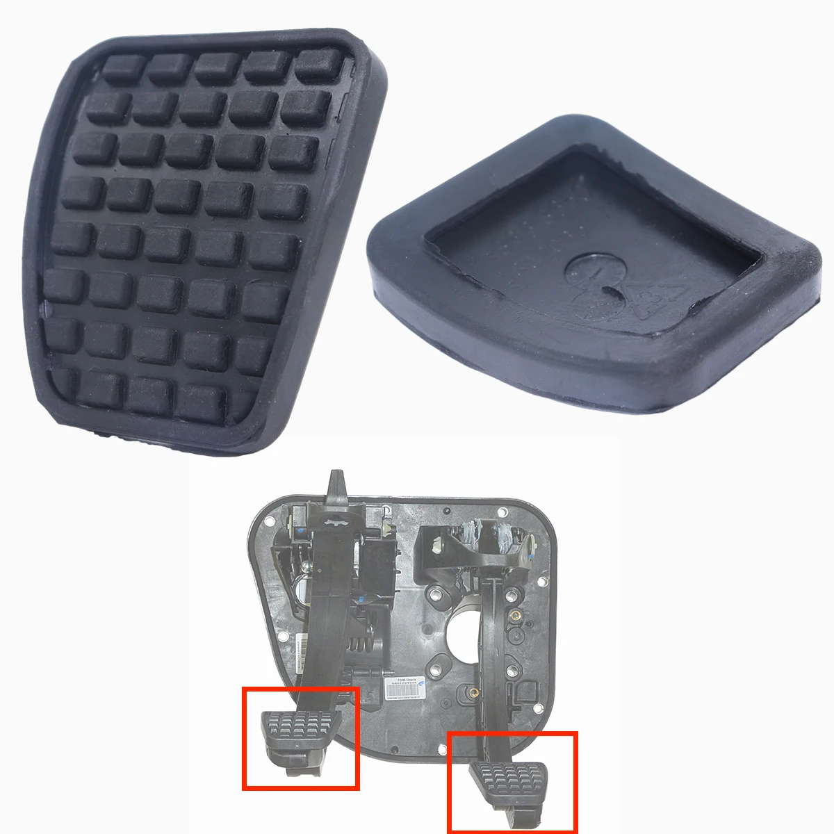 Brake Clutch Pedals Cover for Iveco Daily VIII 2021-  Rubber Cap Manual Anti-Slip Pad Casing Parts Car Parts Liner 5801362080