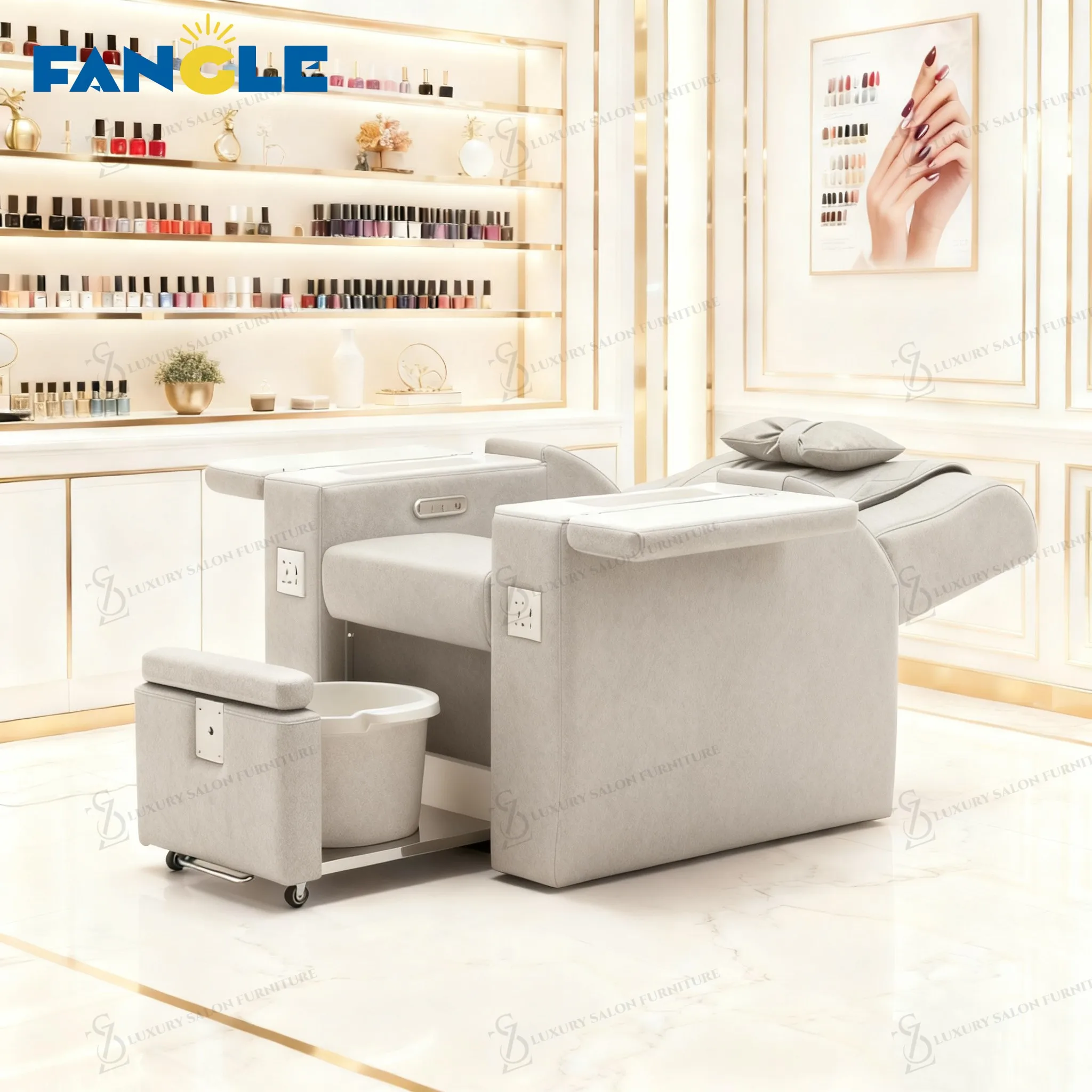 Factory Wholesale Pedicure Chair Without Pipes Salon Nail Electric Massage Pedicure Chairs Salon Furniture Sap Chair