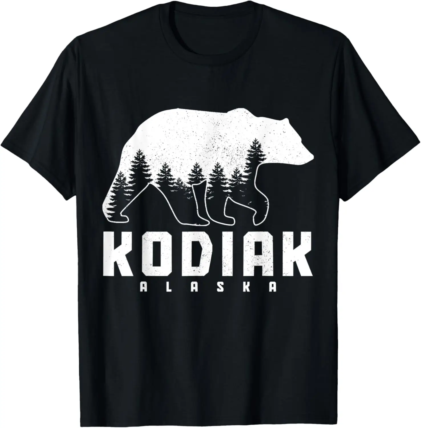 

Kodiak Alaska Bear Grizzly Pride Outdoor Nature Vintage T-Shirt