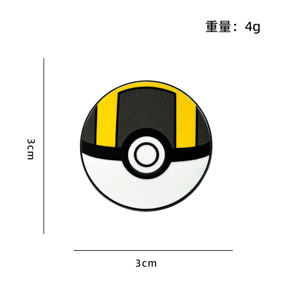 Pokemon Poke Ball Enamel Pins 4Pcs Set Master Ultra Great Ball Brooches Lapel Badges For Fans Gift view 3
