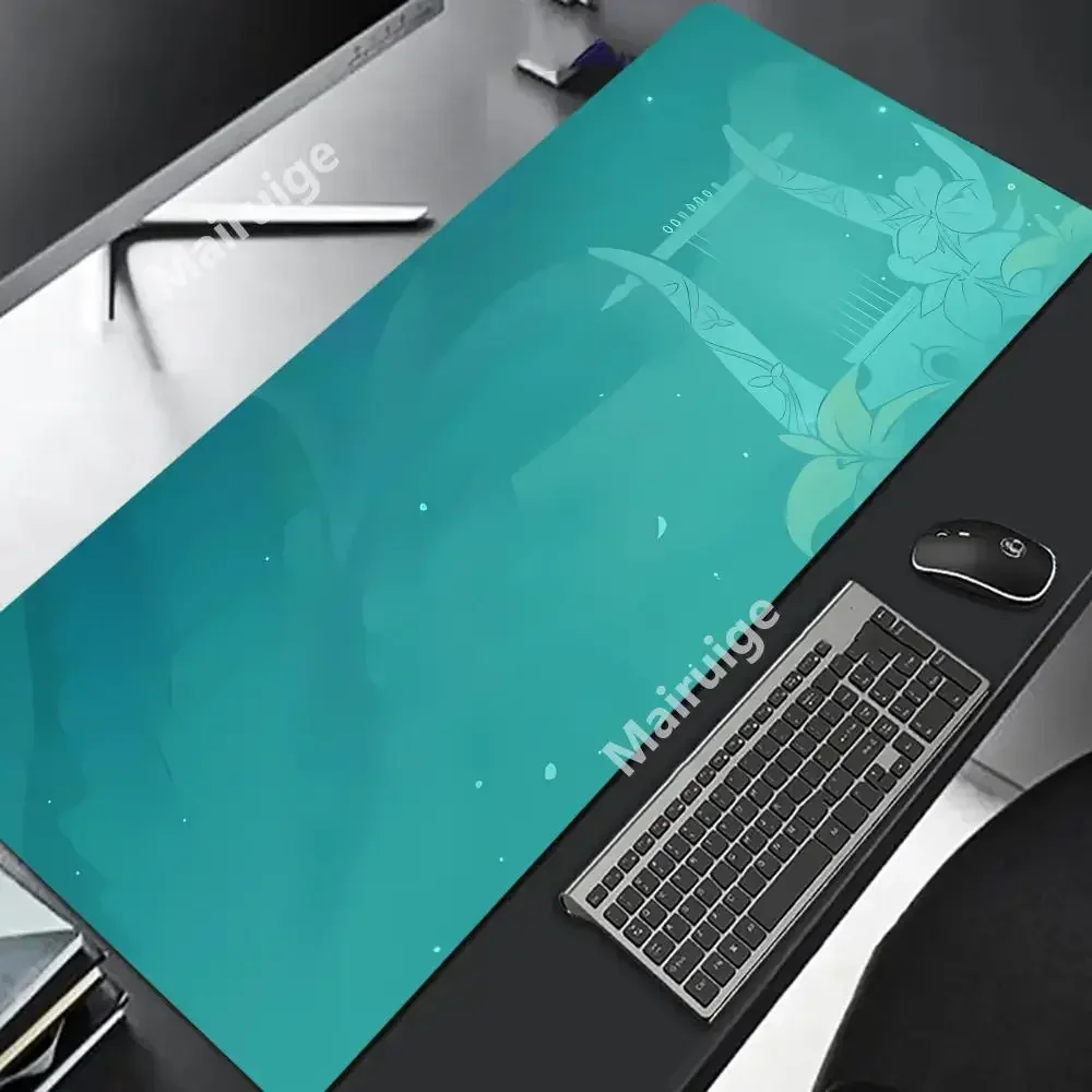 原神柄ゲームマウスパッド特大マンドリルガニューウォールナット二次元コンピューターキーボードeスポーツデスクマット