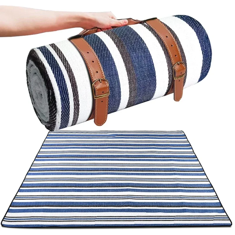 

200x200cm Picnic Blanket Waterproof Foldable Beach Blanket Outdoor Blanket for Camping Travel Beach Hiking Sleeping Pad Camp Mat