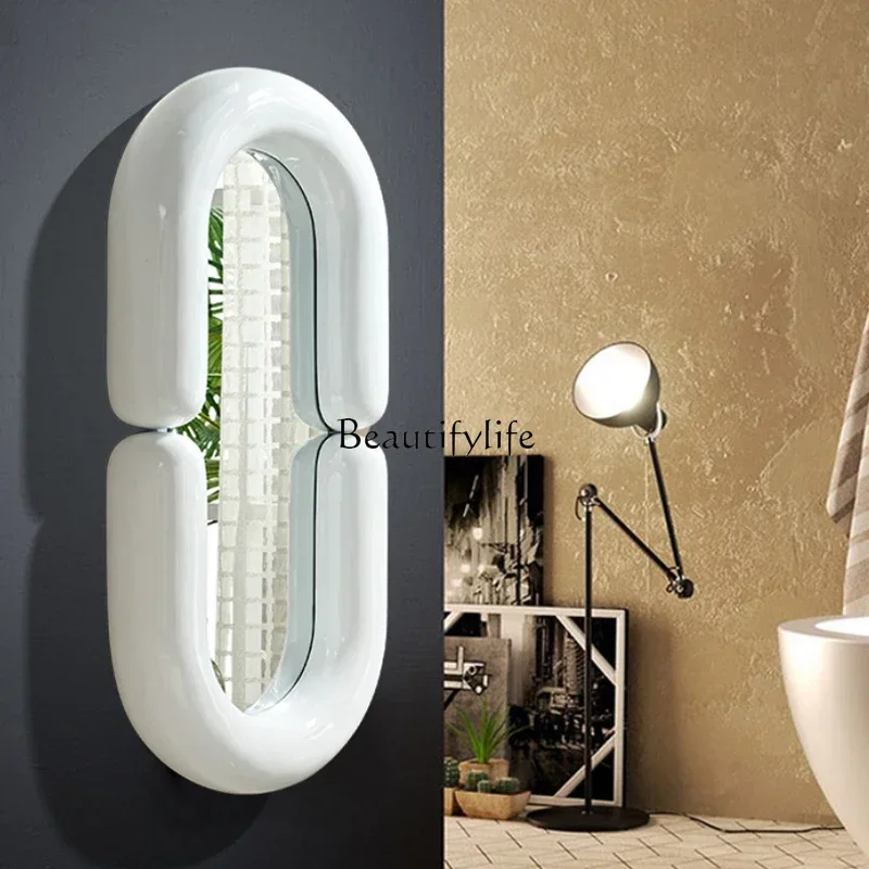 

FG17*large Q mirror dressing full-body mirror creative modern hanging decoration living room hanging special-shaped