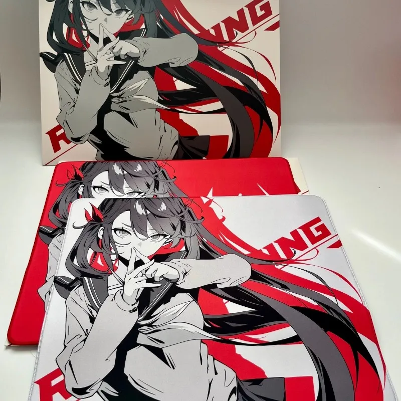 

Scarlet Mouse Pad Rubber/Polyurethane Suede Original MousePad E-Sports Gaming Desk Mat Customized Large Mousepad Gift