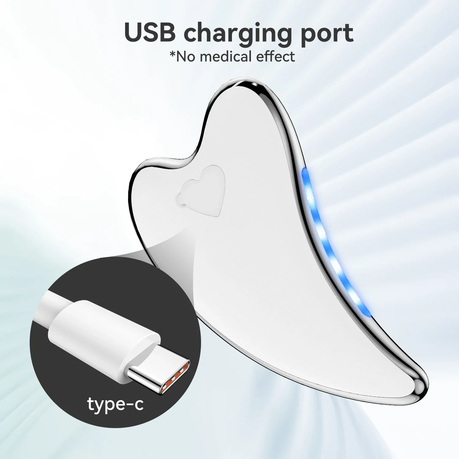 مدلك الوجه كشط الجلد لرفع الوجه تشديد الرعاية المضادة للتجاعيد الذقن المزدوجة إزالة الرقبة تدليك كهربائي أداة العناية بالبشرة #5