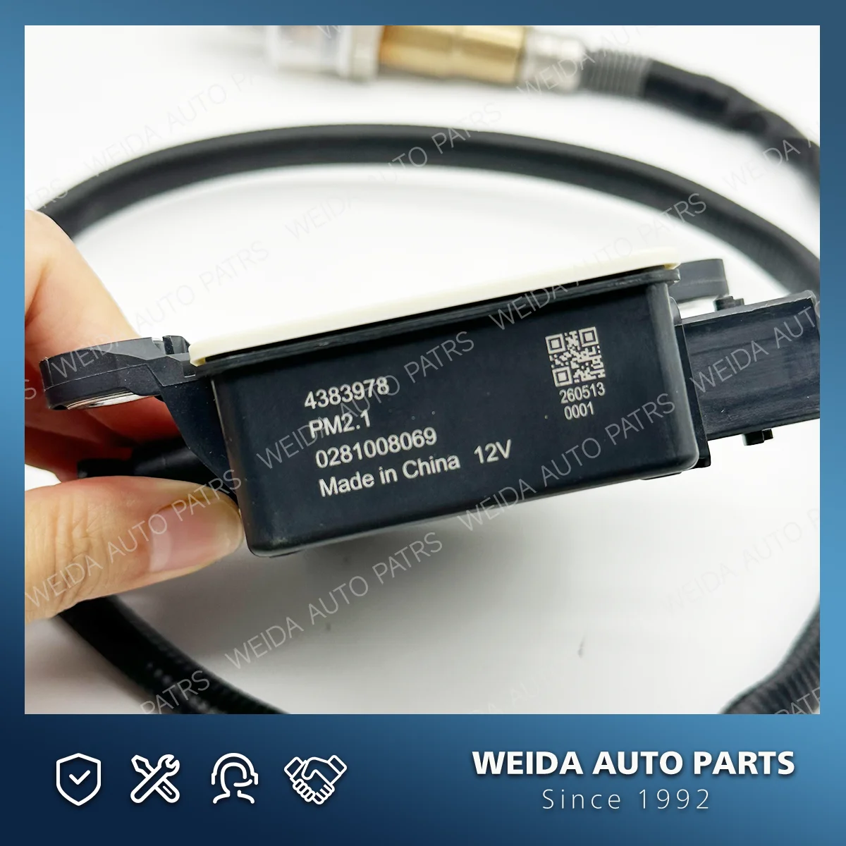 12V Particulate Matter Sensor For Mercedes Cummins 281008069 4383978 4384375 5461550 A056N688