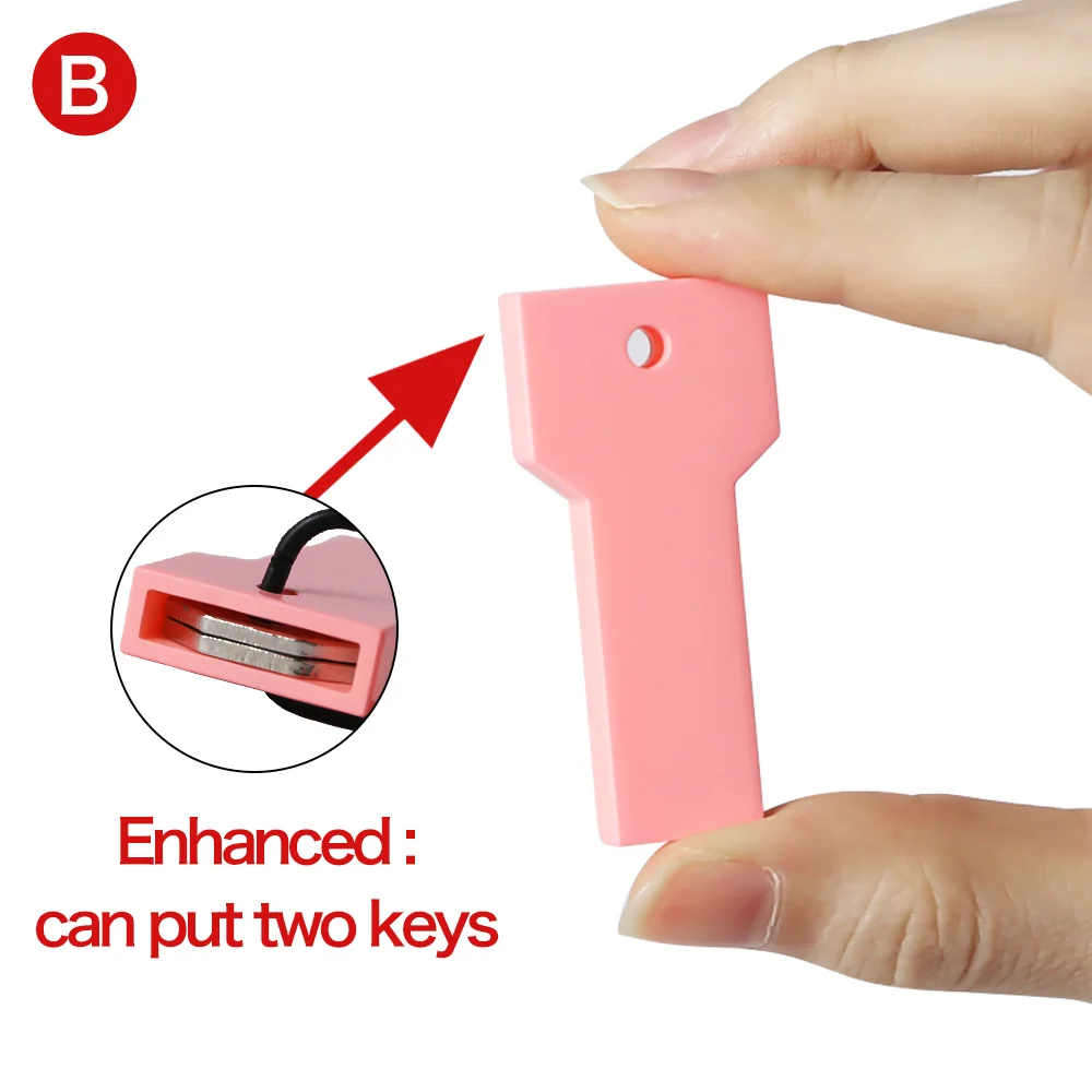 Chastity Device Key Safe Lock Tube Holder Disposable Plastic Coding Lock Keyholder Cock Cage Anti-Cheating Sex Toys Accessories