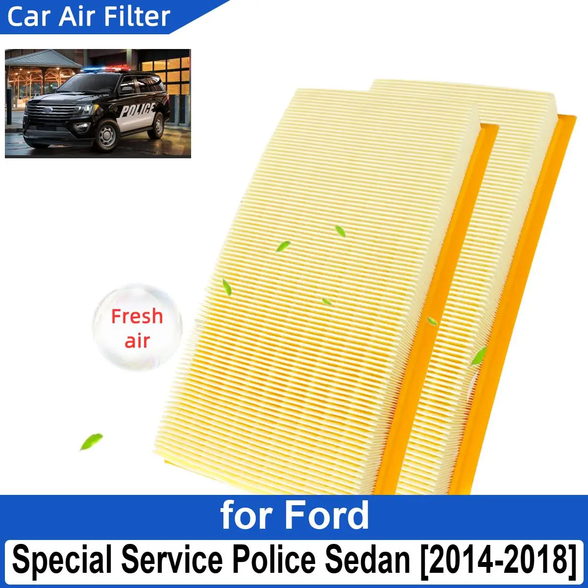 

Car Air Filter for Ford Special Service Police Sedan 2014-2018 Carbon Fiber Cabin Auto Filters CA10242 7T4Z-9601-A