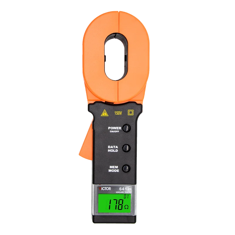 VICTOR 6412+ Accurate Fast Stable And Reliable 1000OHM Digital Earth Resistance Meters Ground Connection Testers