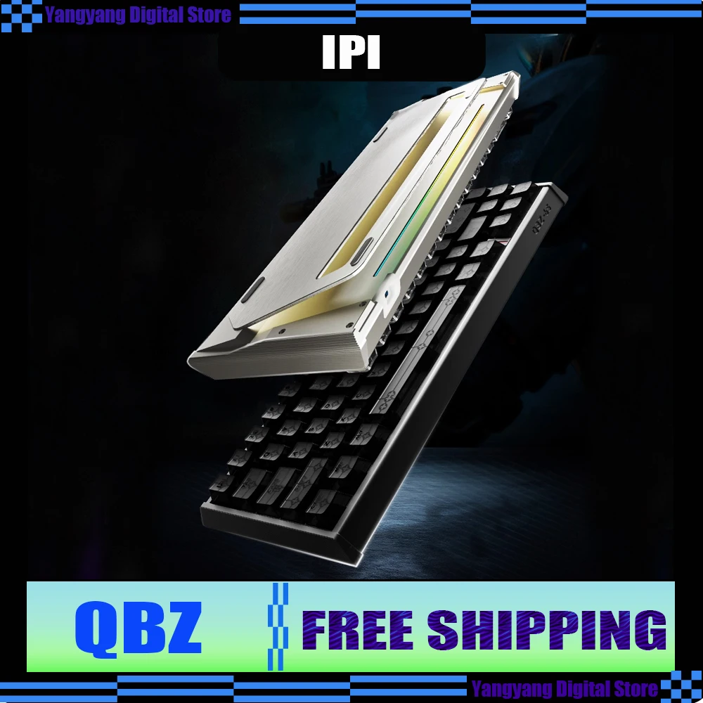

IPI QBZ Magnetic Keyboard Wired Aluminum Dual 8k RT0.01mm 0.125ms E-sports Gaming Mechanical Keyboard for FPS SOCD Pre Sale