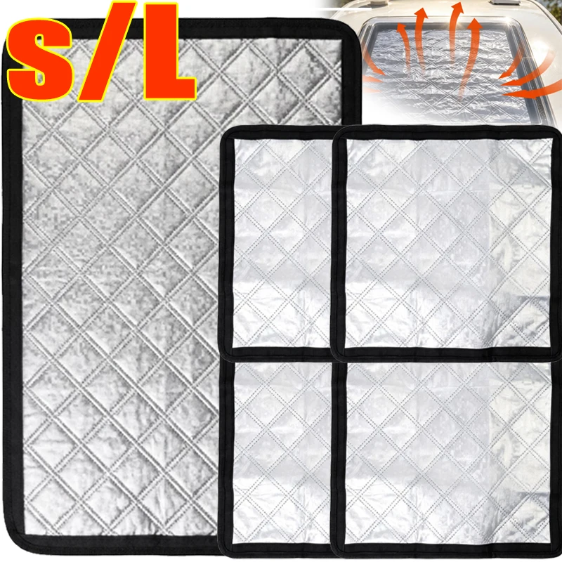 Pare-soleil pliable S/L pour fenêtre de toit, film PE plaqué aluminium, isolation thermique réfléchissante, imperméable, occultant et assurant l'intimité