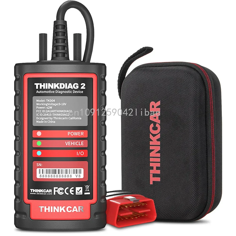 Thinkdiag 2 Car Diagnostic Machine Active Test Ecu Coding Full System Obd2 Scanner Tool Car 1 Year Free Easydiag