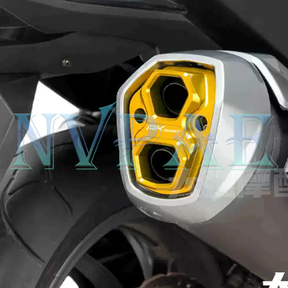 For KYMCO AK550 AK 550 2017-2023 Exhaust Rear Decorative Cover Aluminum Alloy Multi Color Option Exhaust Trim Cover