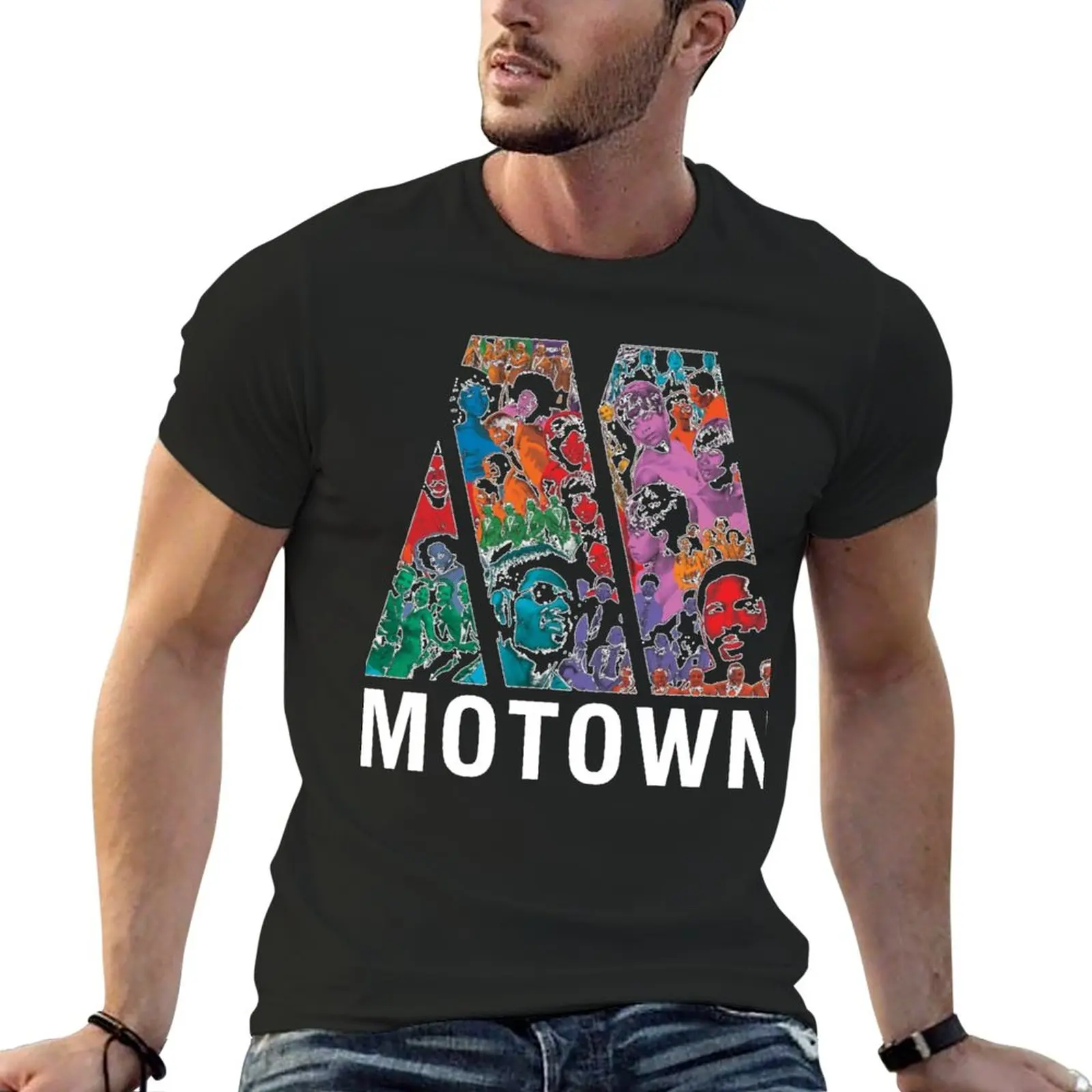 Новинка, футболка MOTOWN отчеты, легенда поп, незаменимая, футболка, футболка, мужская Милая одежда, Забавные футболки для мужчин