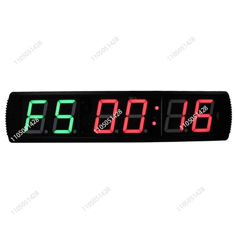 Fitness clock timer 4 inches 6 digits fitness clock interval alternating timer gym use cross-border premium products