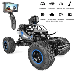 EBORUI 009S Aolly Metal RC Climbing Car with 2.4Ghz WiFi FPV 1080P HD Camera Living Video Record Off-road Monster Truck Toys