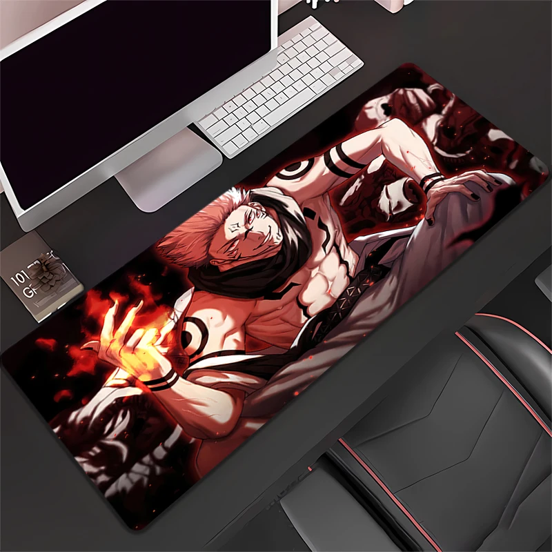 Mouse Pad Non-Slip Rubber Edge locking mousepads Game play mats notebook computer J-Jujutsu K-Kaisens I-Itadori Yujis Home Decor