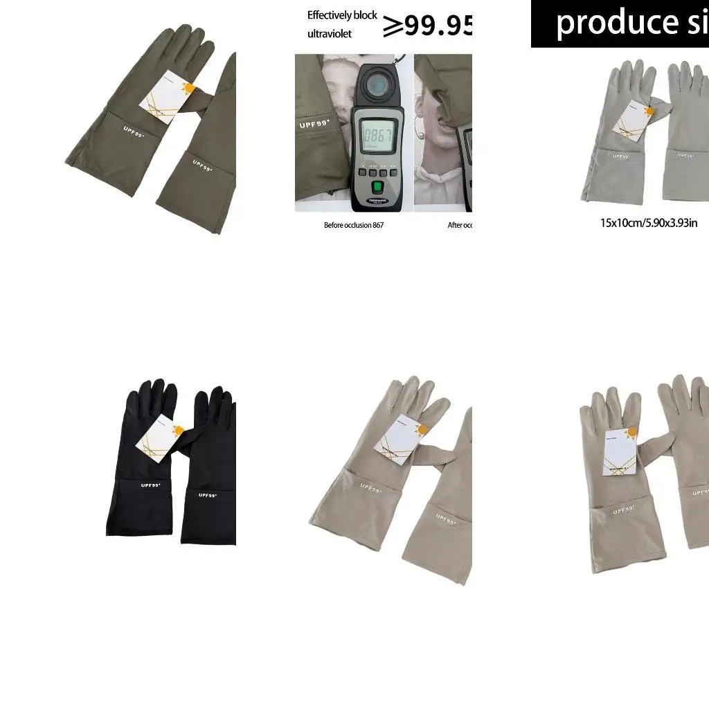 

R6FE Nonslip Sun Protections Gloves Light Weight Breathable Cycling Women Glove