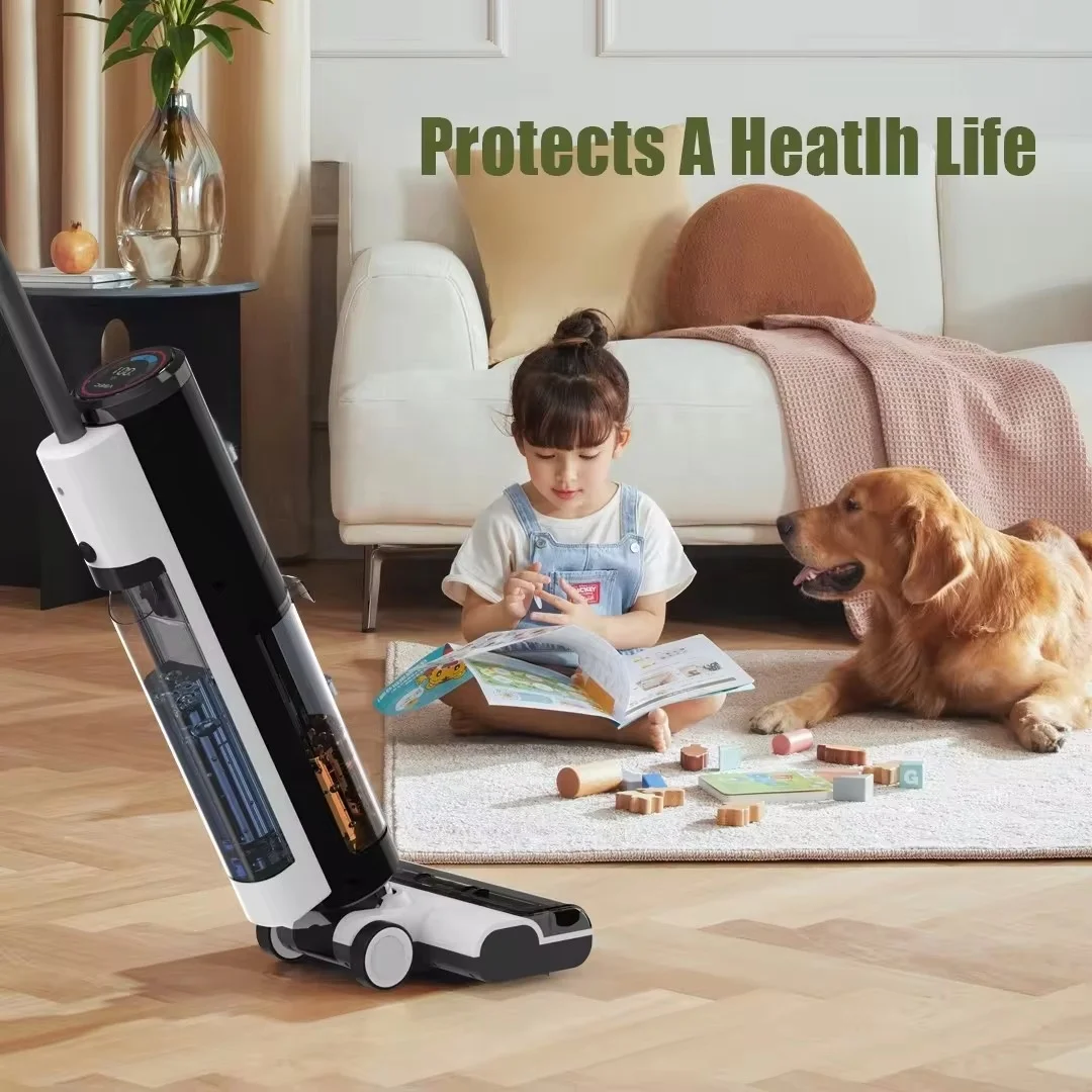 Smart Wet Dry Vacuum Cleaner | 16000Pa Strong Suction Self Cleaning | High Speed Auto Drying Floor Washer for Home Hard Floor view 6