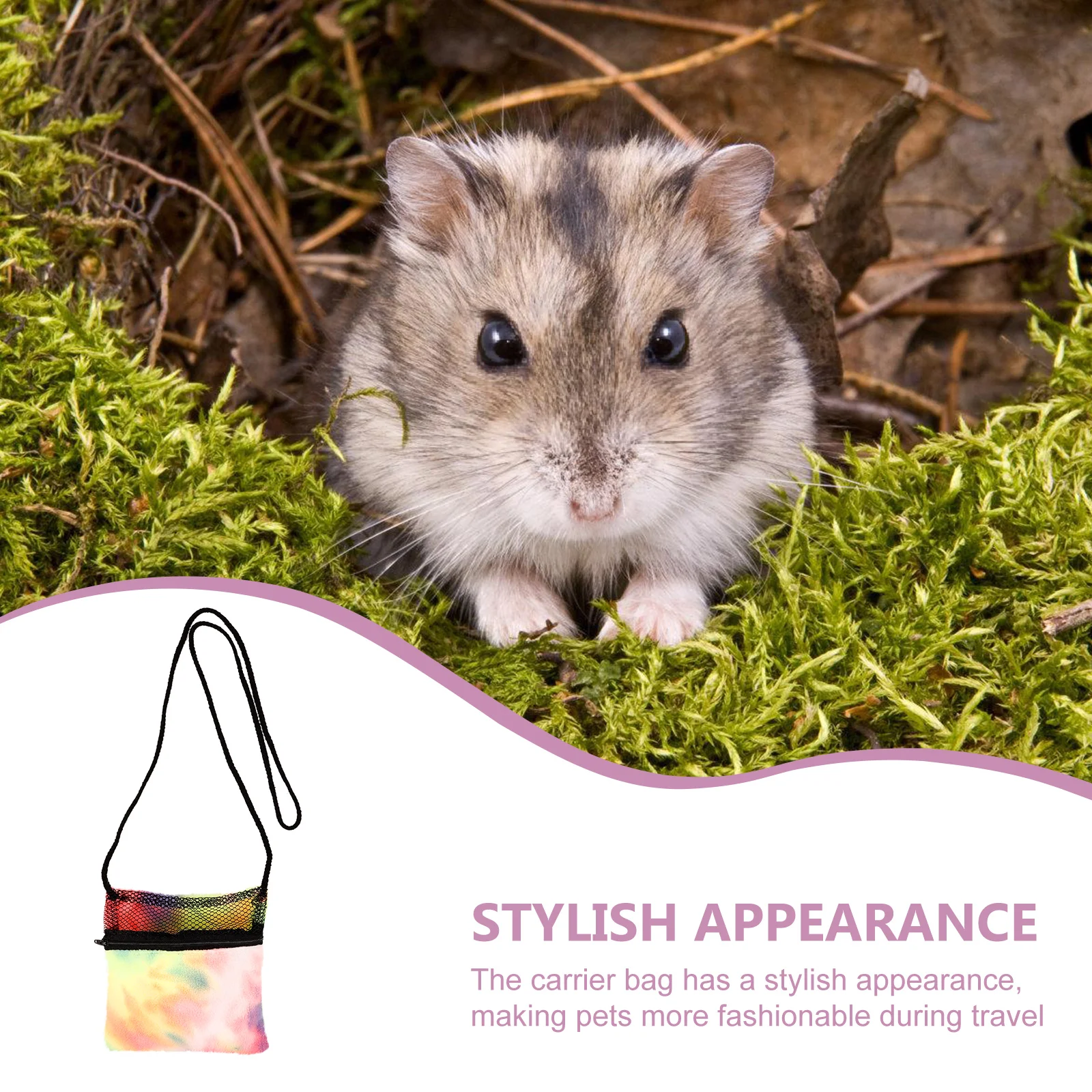 

Pet Carrier Small Animal Cotton Breathable Shoulder Bag Hamster Travel Pouch Portable Guinea Pig Carrier Hamster Bag